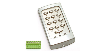 Patxon -Teclado compacto TOUCHLOCK K75 acero inoxidable con conector Paxton.