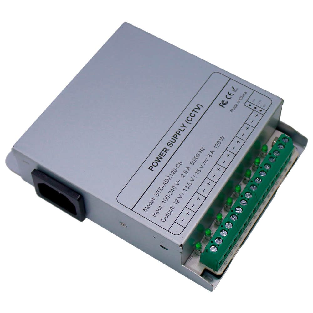 MARCA BLANCA DC12V10A-8-DIN